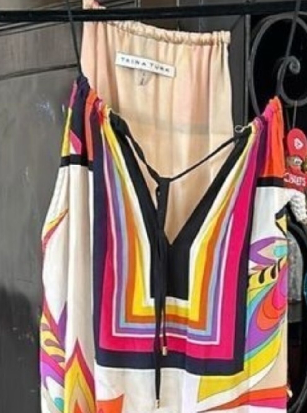 Trina Turk Theodora  Multicolor Floral Print Sleeveless Dress
